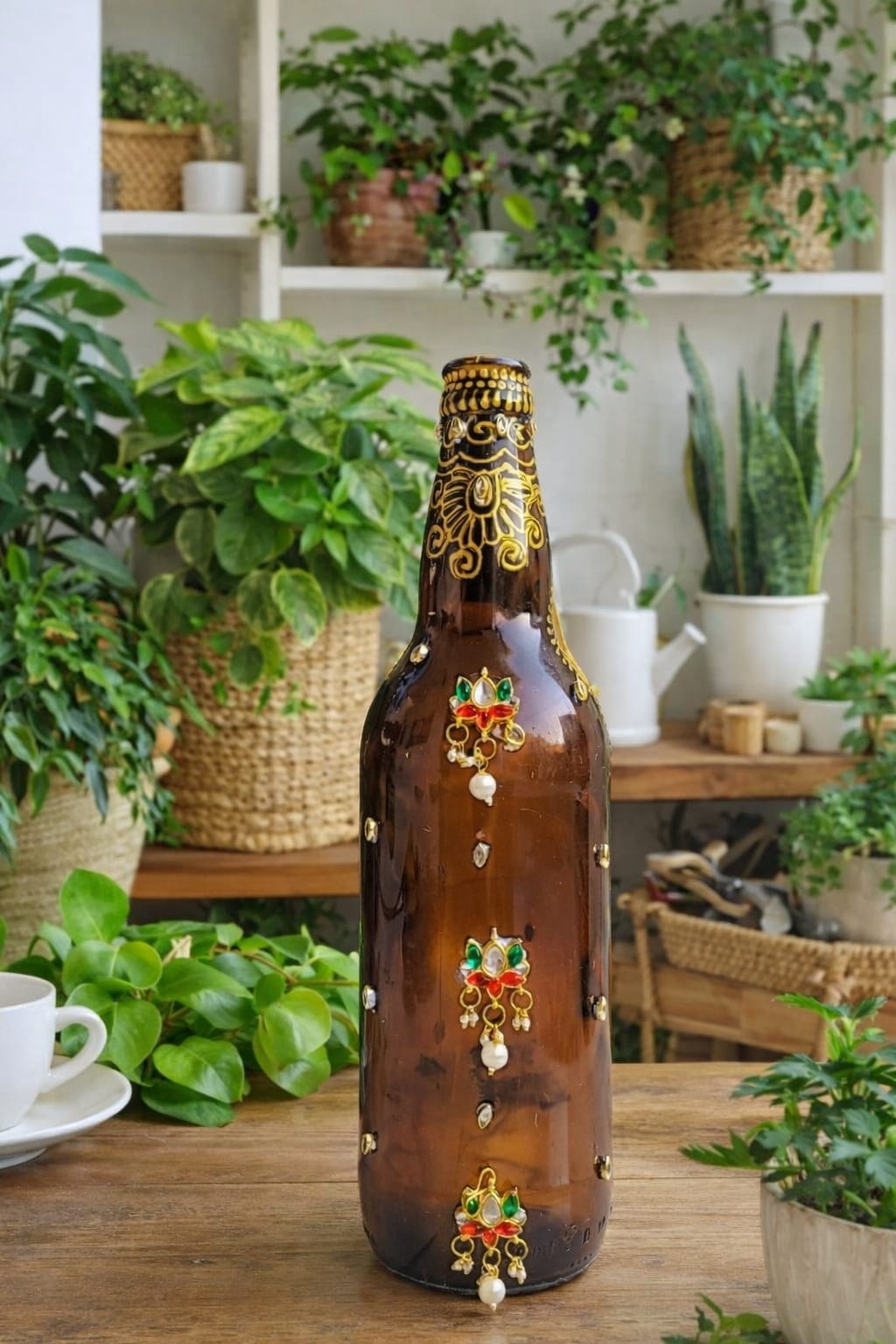 Kundan brown bottle